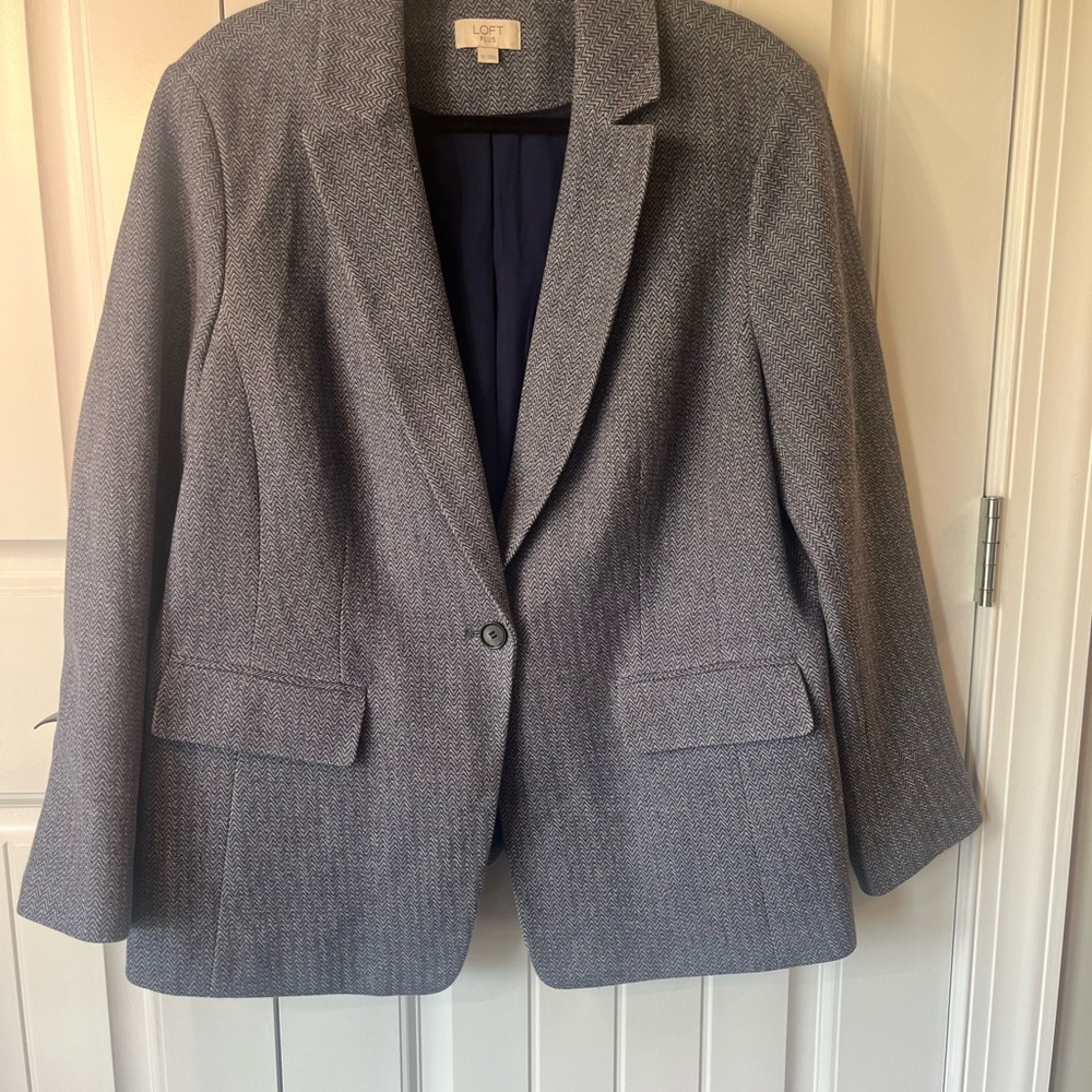 LOFT Women's Classic Navy Blazer